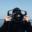 Diver with camera