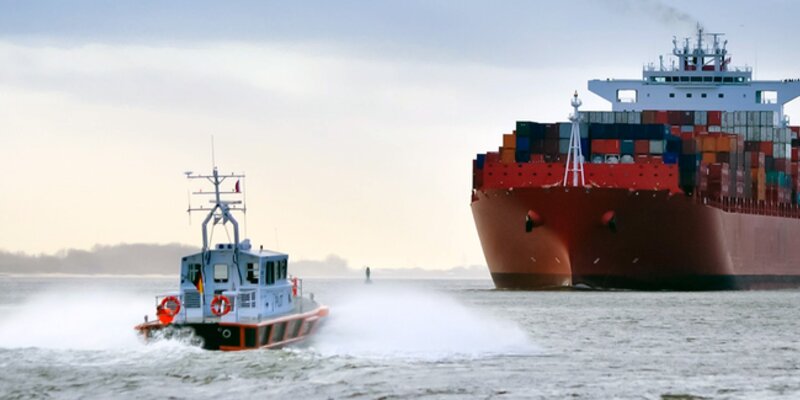 Big container ship