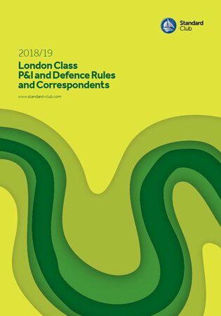 London Class P&I and Defence Rules and Correspondents 201819