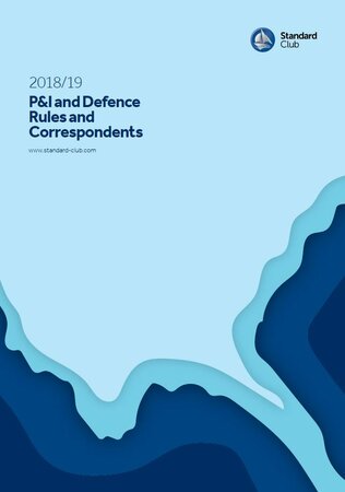 P&I and Defence Rules and Correspondents 201819