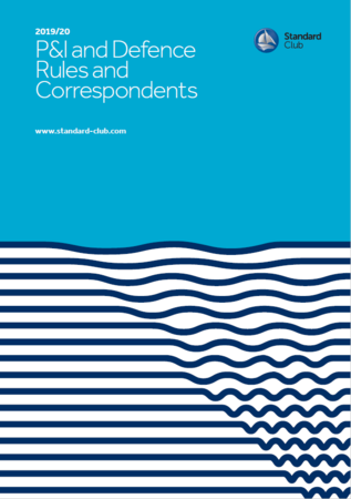 P&I and Defence Rules and Correspondents 2019