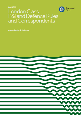 London Class P&I and Defence Rules and Correspondents 2019
